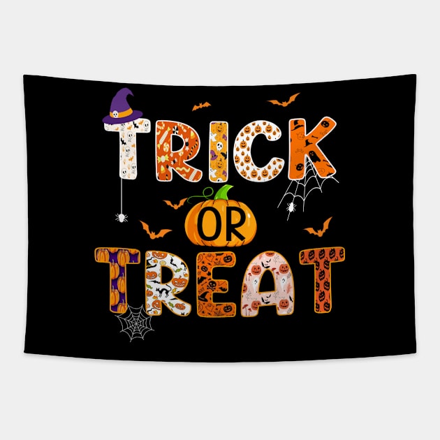 trick or treat Tapestry by Leosit