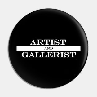 artist and gallerist Pin