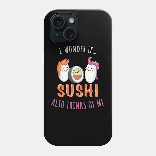 Funny Japanese Food Nigiri Maki Sushi-Fan Gift Phone Case by MarkusShirts