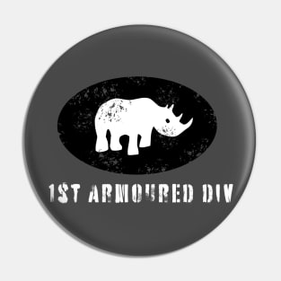 1st Armoured Division, British Army WW2 (Distressed) Pin
