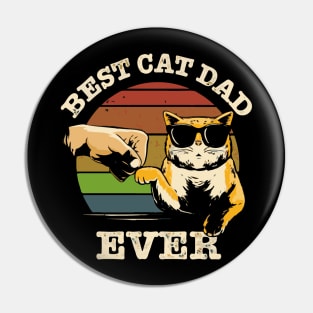 Best Cat Dad Ever Pin