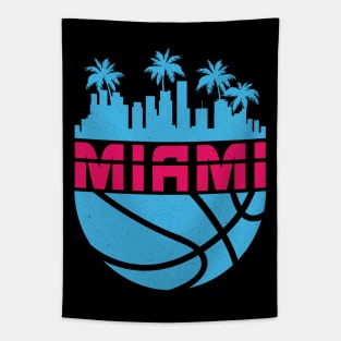 80's Miami Vice Basketball Tapestry