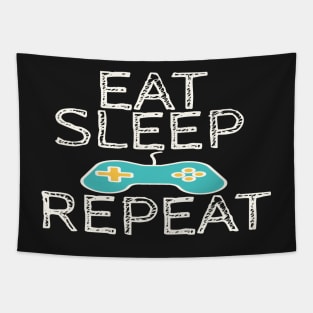 eat sleep play repeat Tapestry