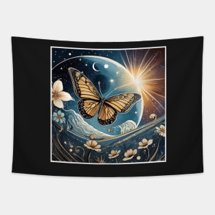 Cosmos Butterfly Tapestry