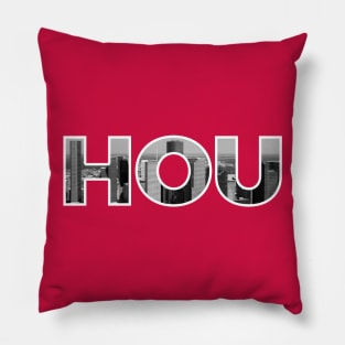Houston Rockets HOU Skyline Pillow