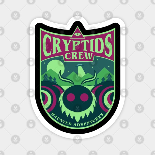 Cryptids Crew Magnet by Sachpica
