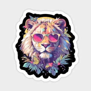 cool lion Magnet