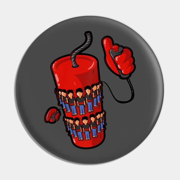 Parallel terrorist Pin by raxarts