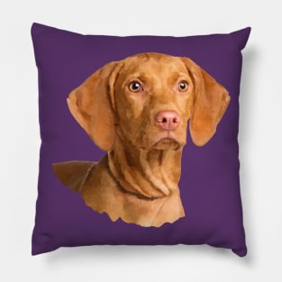 Vizsla  - Hungarian pointer puppy Pillow