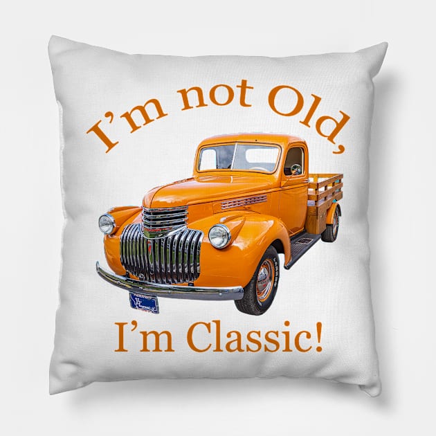 1941 Chevy Truck Pillow by mtbearded1