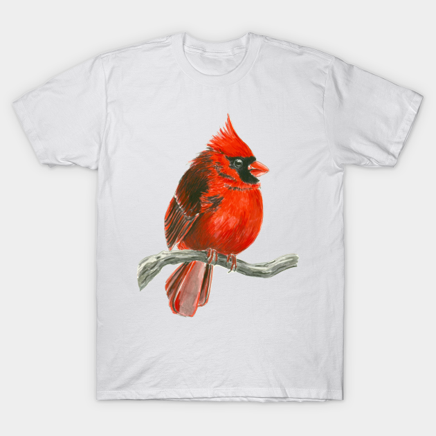 Cardinal bird - Ink - T-Shirt