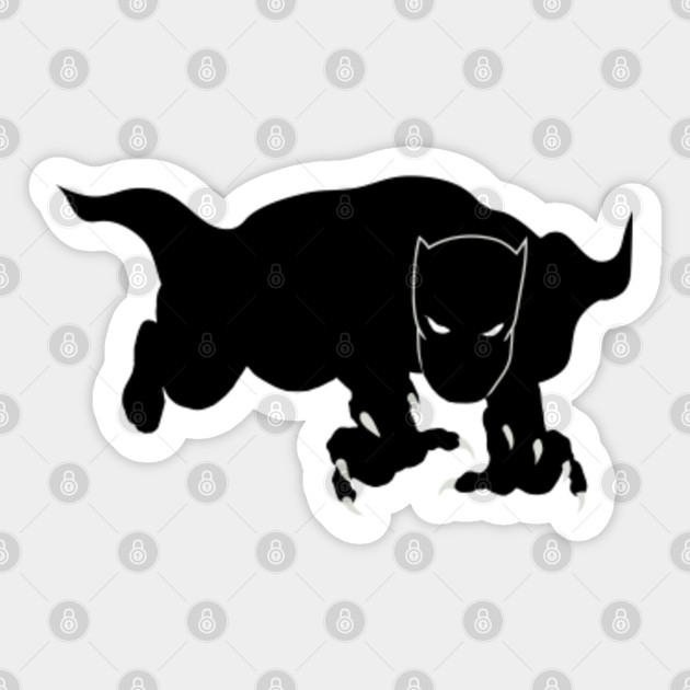 Black Panther Party Pouncing Black Panther Logo Black Panther Sticker Teepublic
