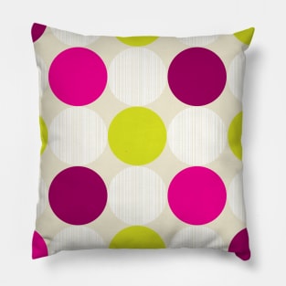 Cool Pattern Neck Gator Pink Purple Green Polka Dot Pattern Pillow