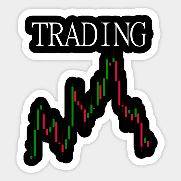 Fx , forex or foreign exchange trading round distressed logo - Forex  Trading - Sticker