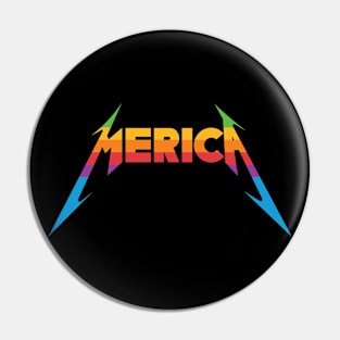 Merica Apple Pin