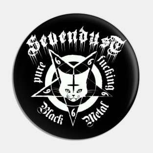 Cat metal sevendust Pin