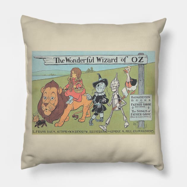 1900 Advert for The Wizard of Oz, featuring Father Goose Pillow by Quick Nick Pics