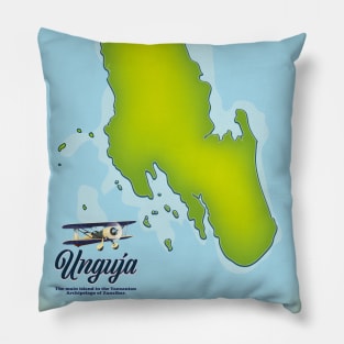 Unguja Travel map Pillow