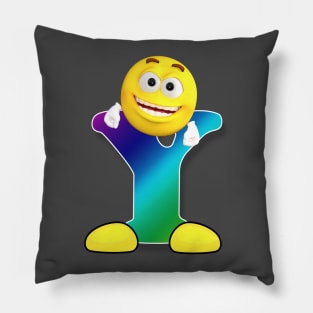 Letter Y Alphabet Smiley Monogram Face Emoji Shirt for Men Women Kids Pillow