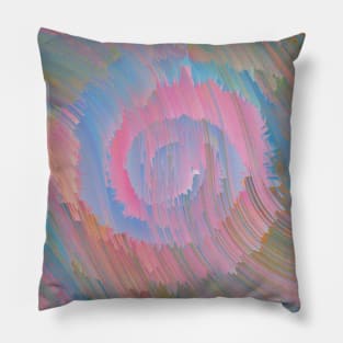 Groovy Hippie Pastel Rainbow Pillow