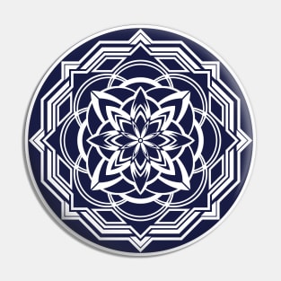 "Gratitude" Mandala Pin