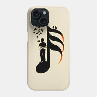 Ukulele Musician - thirty-second note Phone Case