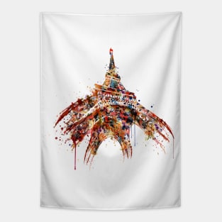 Eiffel Tower Watercolor Tapestry