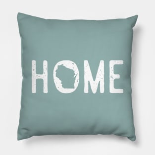 Wisconsin is HOME, Midwest Pride in WI Pillow