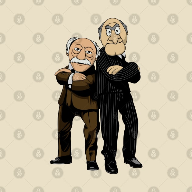 Statler and waldorf Muppets by VIQRYMOODUTO