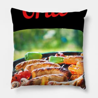 Grilling Tee Shirt Pillow