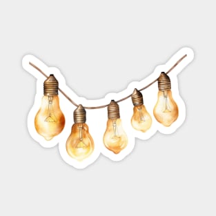 Full of Bright Ideas String Lights in Copper and Tan Magnet