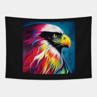 American Eagle in Striking Rainbow Colours Tapestry