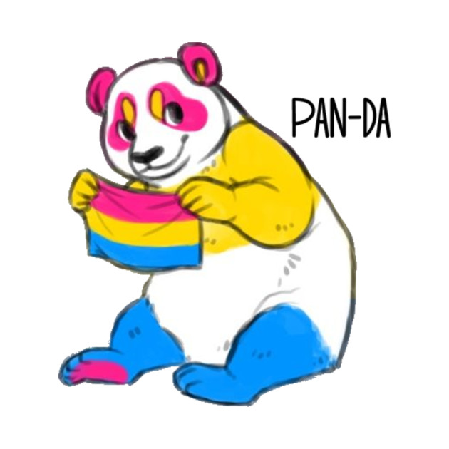 Pansexual Panda - Pansexual - T-Shirt | TeePublic