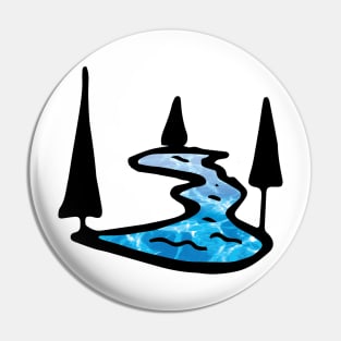 Blue River Pin