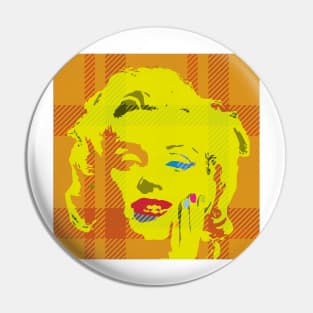 Marilyn pop art Pin