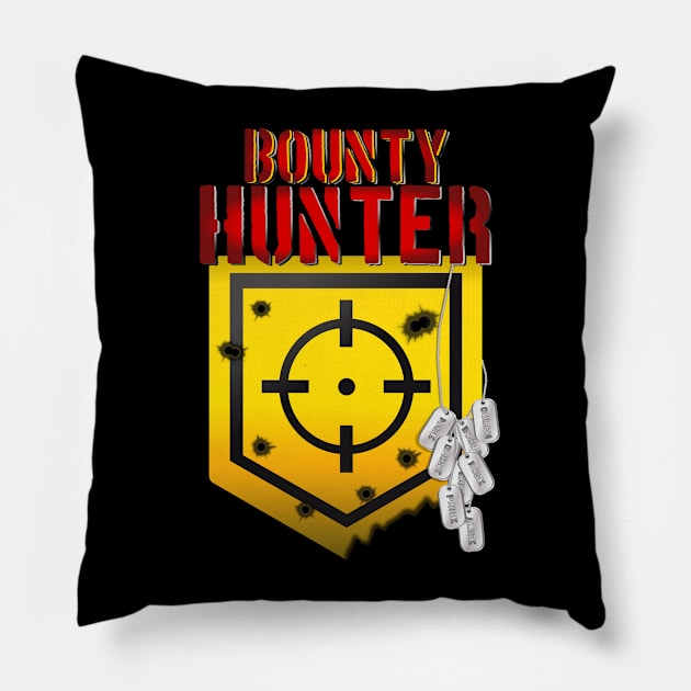 Bounty Hunter Pillow by RJJ Games