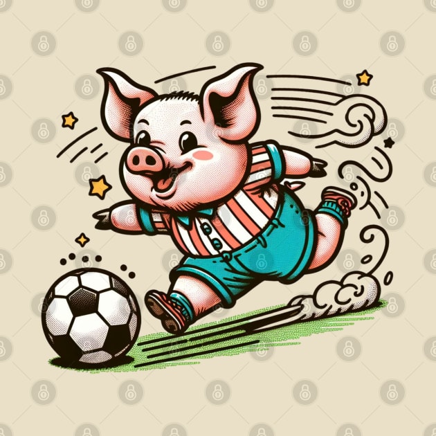 Football player piggy by Japanese Fever