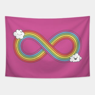 Infinity Rainbow Tapestry