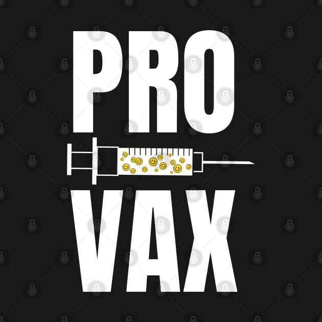 PRO VAX Smiley :) by TJWDraws