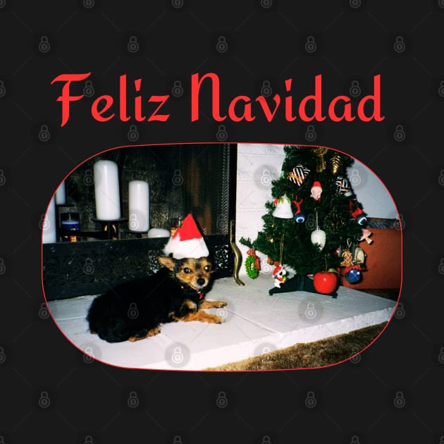 Feliz Navidad Chihuahua by The Golden Palomino