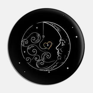 magic moon Pin