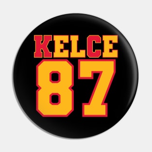 Kelce 87 Kansas City Chiefs Tight End Travis Football Pin