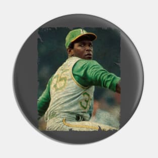 Vida Blue - Becomes The Youngest Player Ever To Win an MVP Award, 1971 Pin