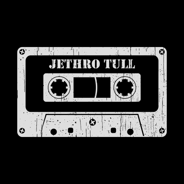 Jethro Tull - Vintage Cassette White by FeelgoodShirt