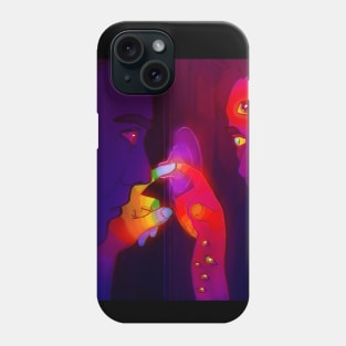 Psychedelic Self-Portrait 2 (GIF) Phone Case