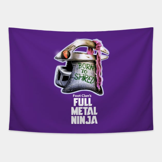 Full Metal Ninja Villain Tapestry by DonovanAlex