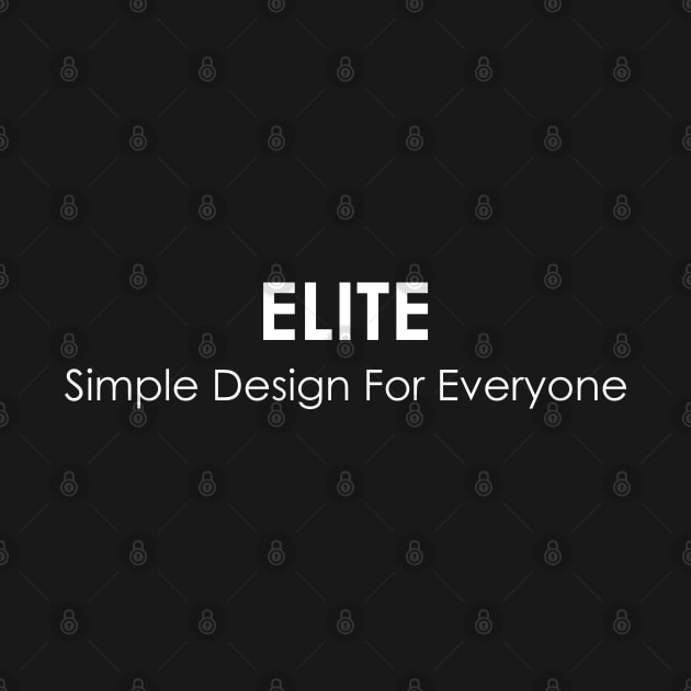 Elite - 01 by SanTees