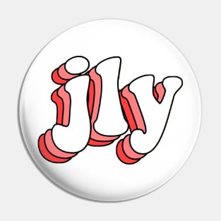 jesus loves you (red) Pin