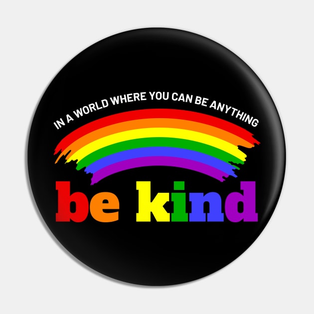 LGBT Gay Lesbian Pride Rainbow Flag Pin by BrightGift
