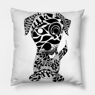 Bone dog ecopop Pillow